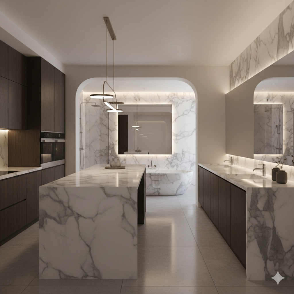 تركيب بدائل الخشب الحديثة بأشكال مبتكرة وفاخرة